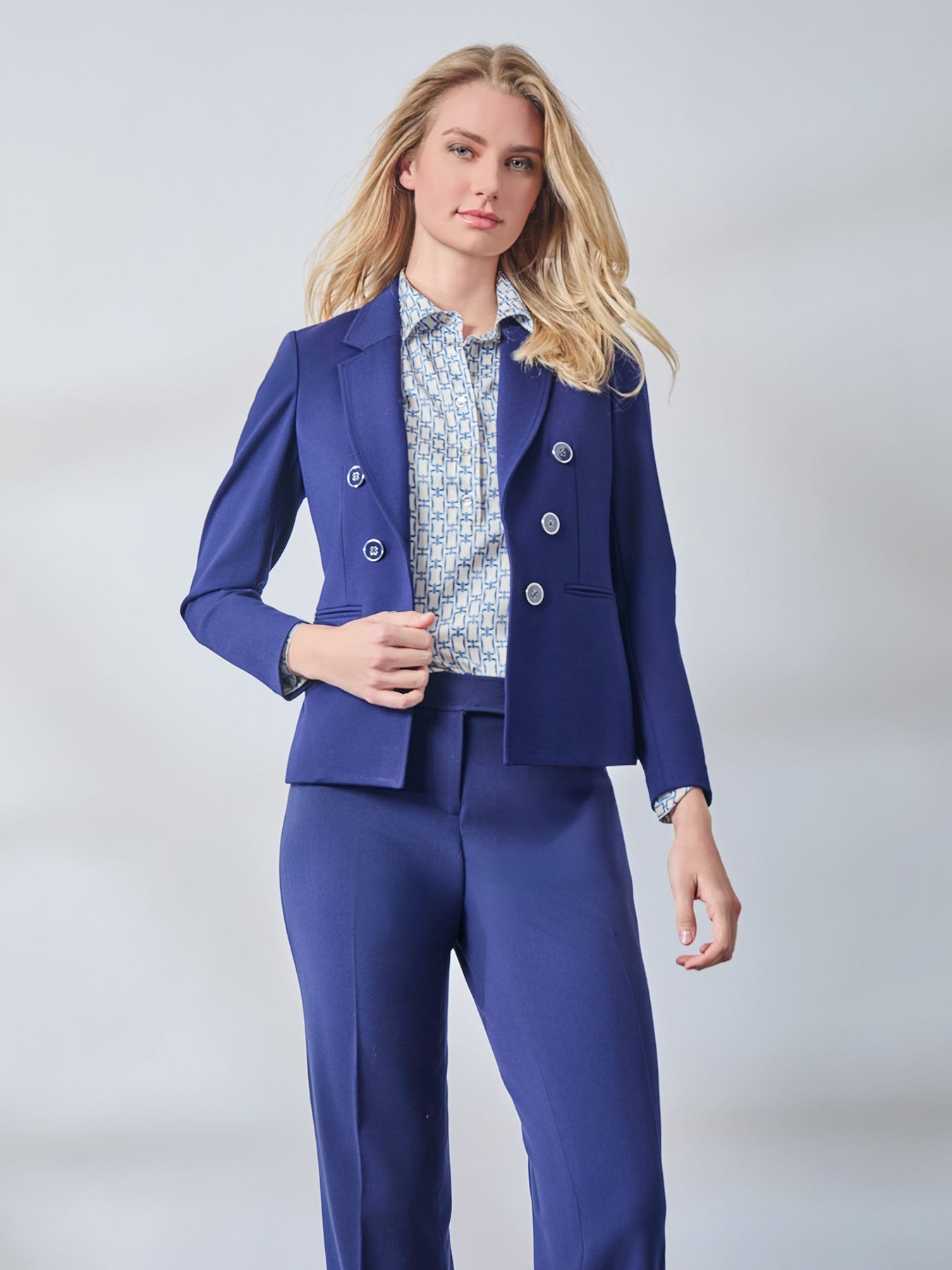 Faux Double Breasted Jacket