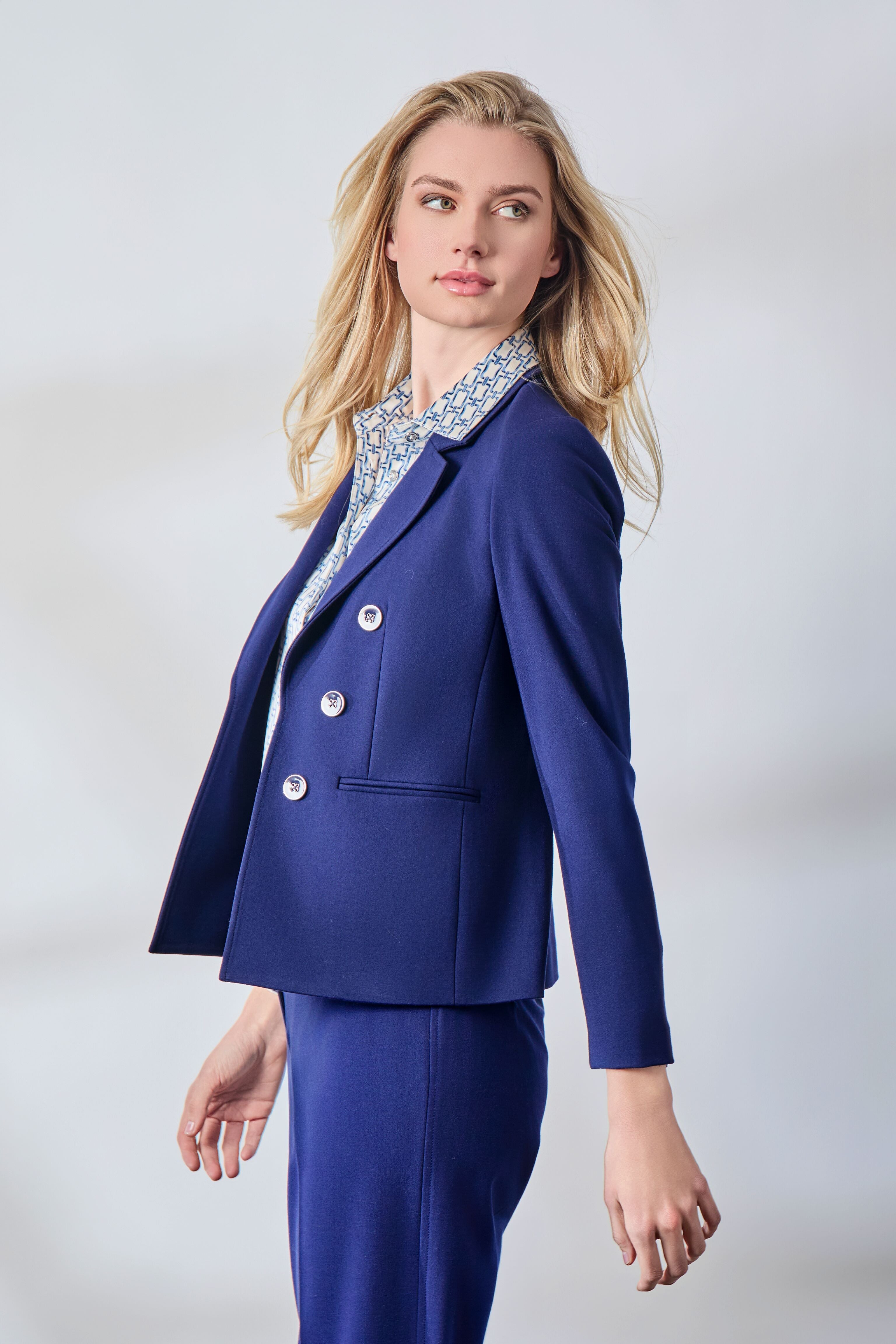Faux Double Breasted Jacket