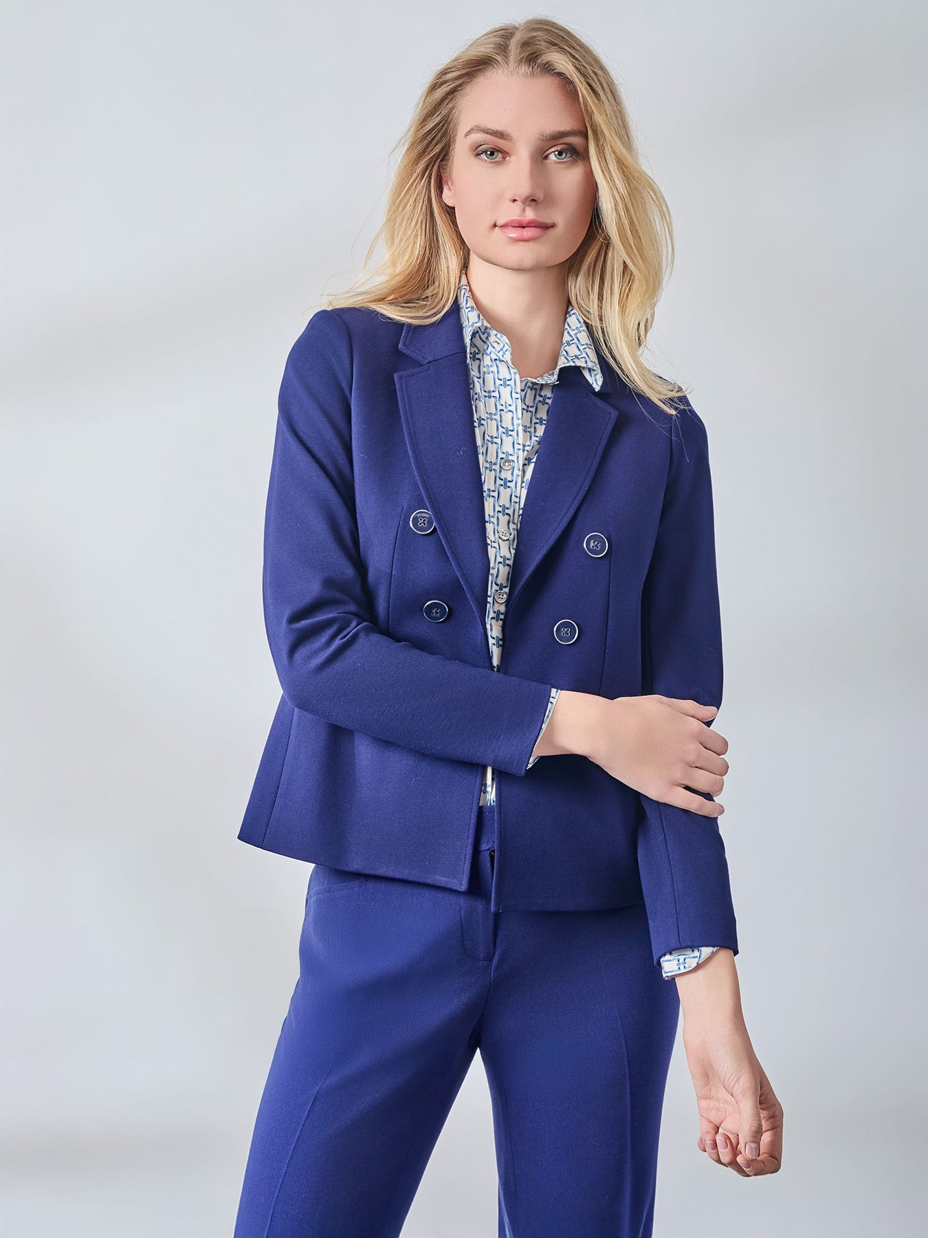 Faux Double Breasted Jacket