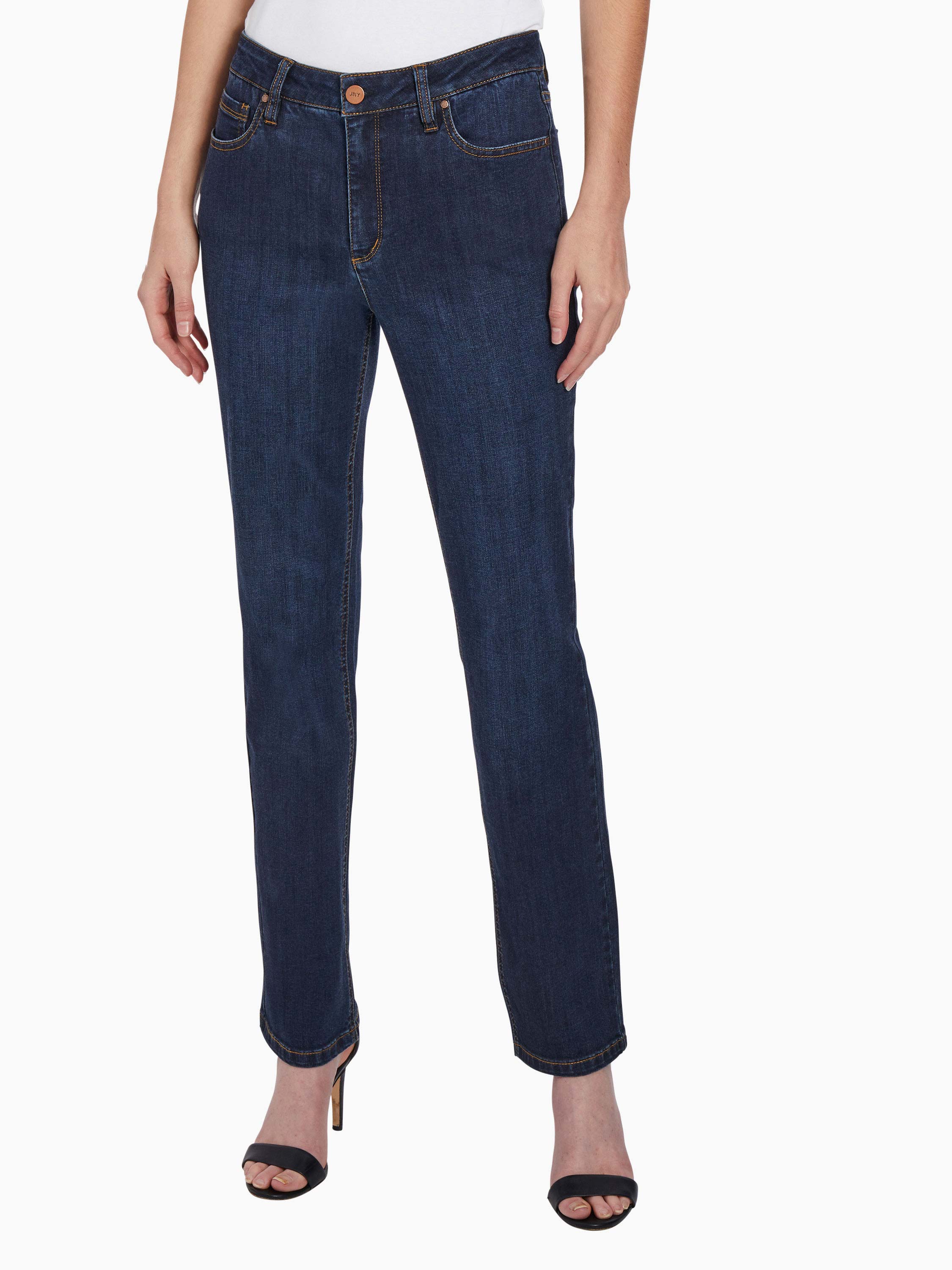 Plus Lexington Straight Leg Jeans, West Point Wash