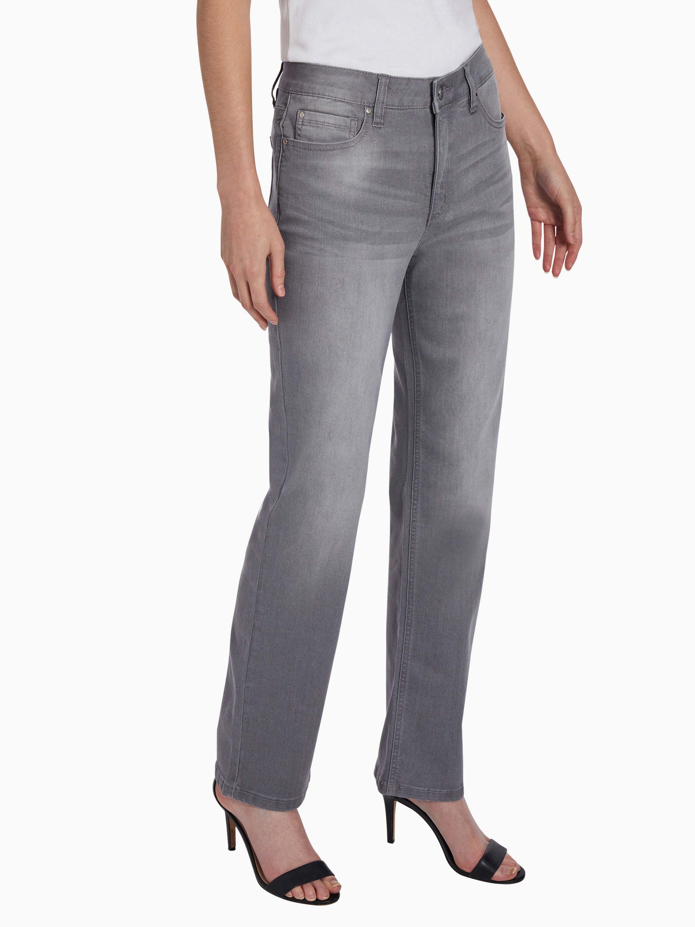 Plus Lexington Straight Leg Jeans, Slater Wash