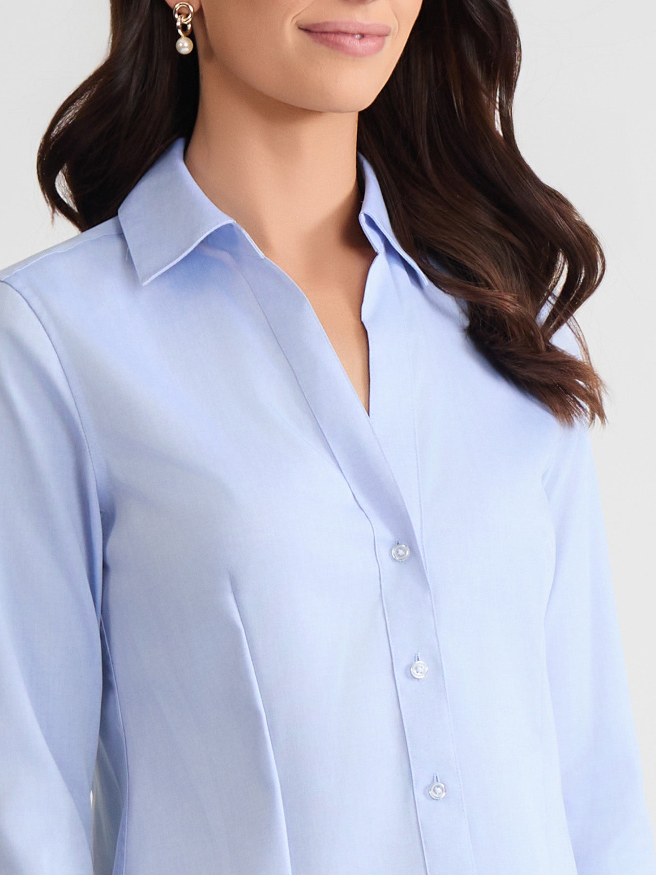 Easy-Care Button-Up Shirt