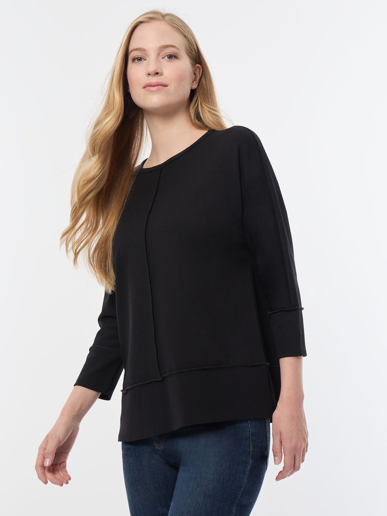 Petite Seam Detail Tunic, Serenity Knit