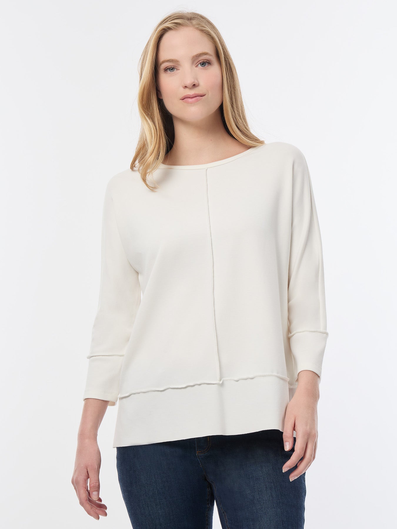 Seam Detail Dolman Tunic
