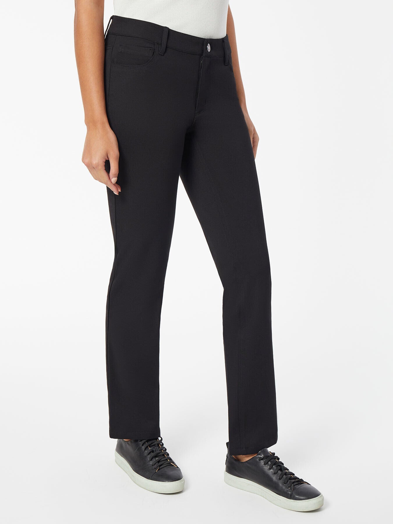 Petite Lexington Modern Compression Straight Leg Pants