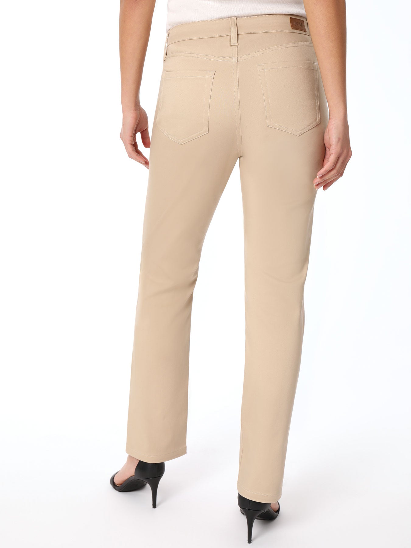 Petite Lexington Straight Leg Jeans, Jones Khaki
