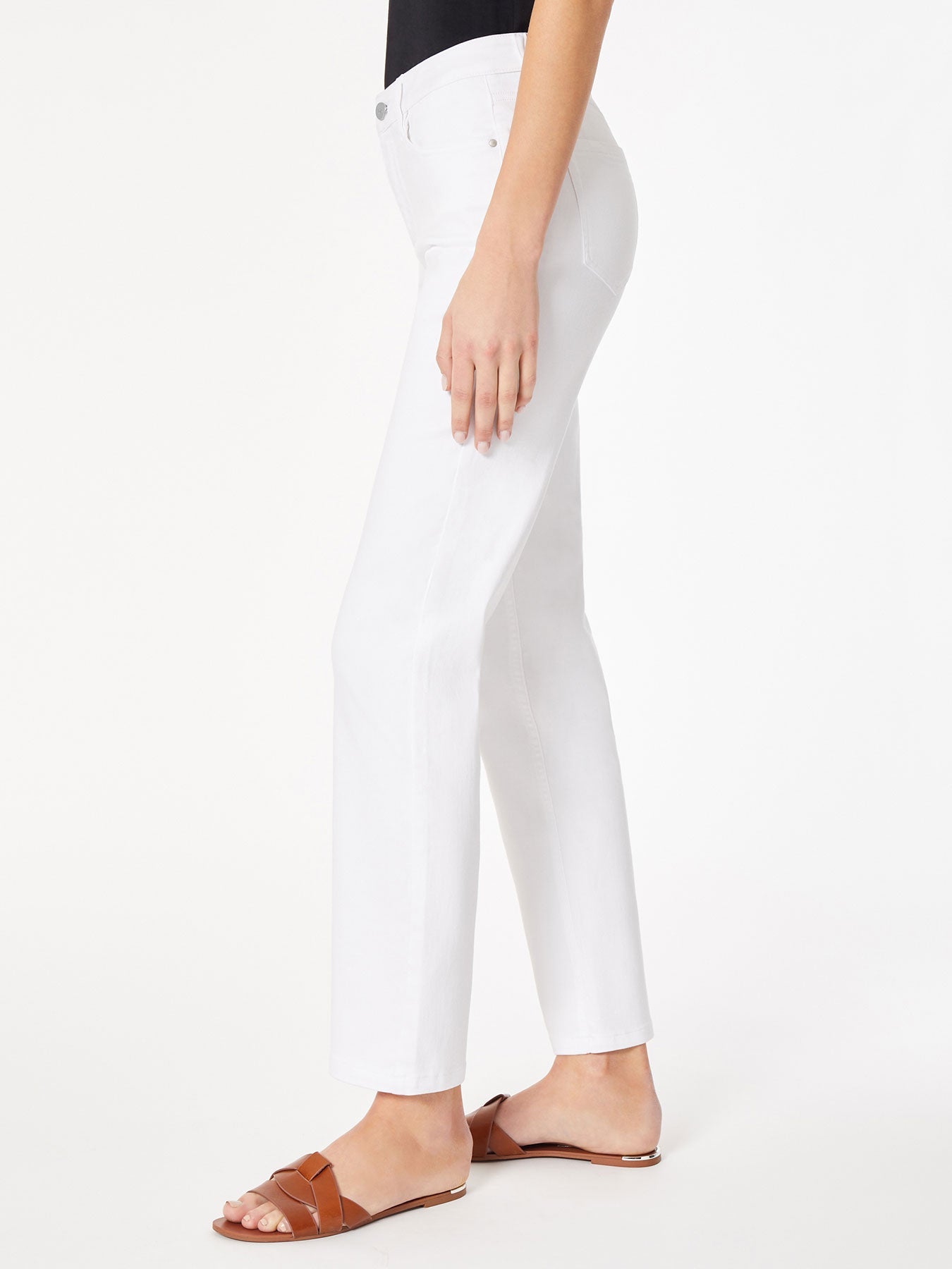 Plus Lexington Straight Leg Jeans, Soft White