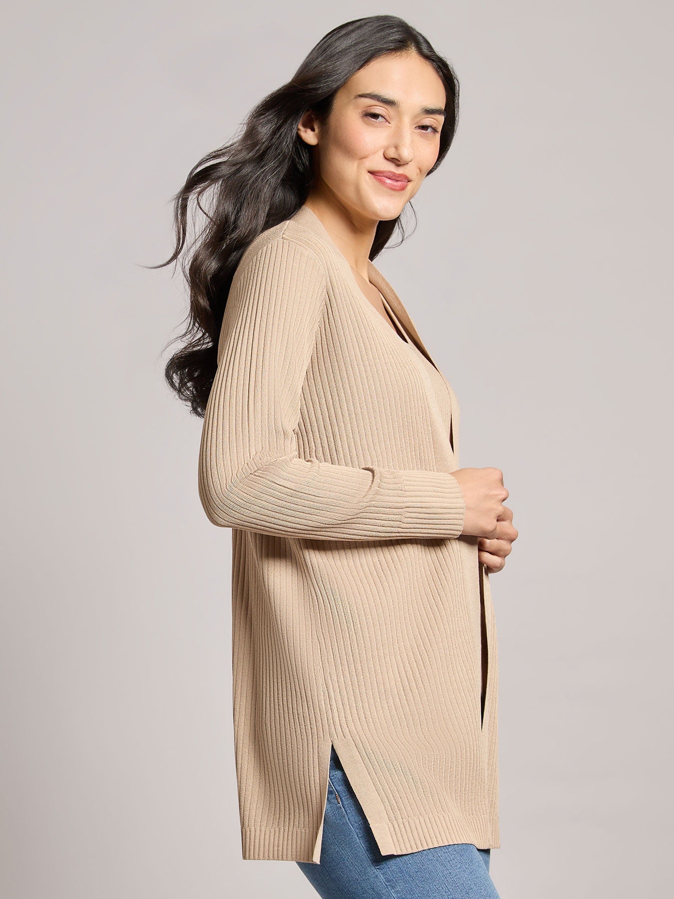 Petite Open Front Sutton Cardigan