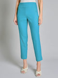 Pull-On Straight Leg Pants, Stretch Twill