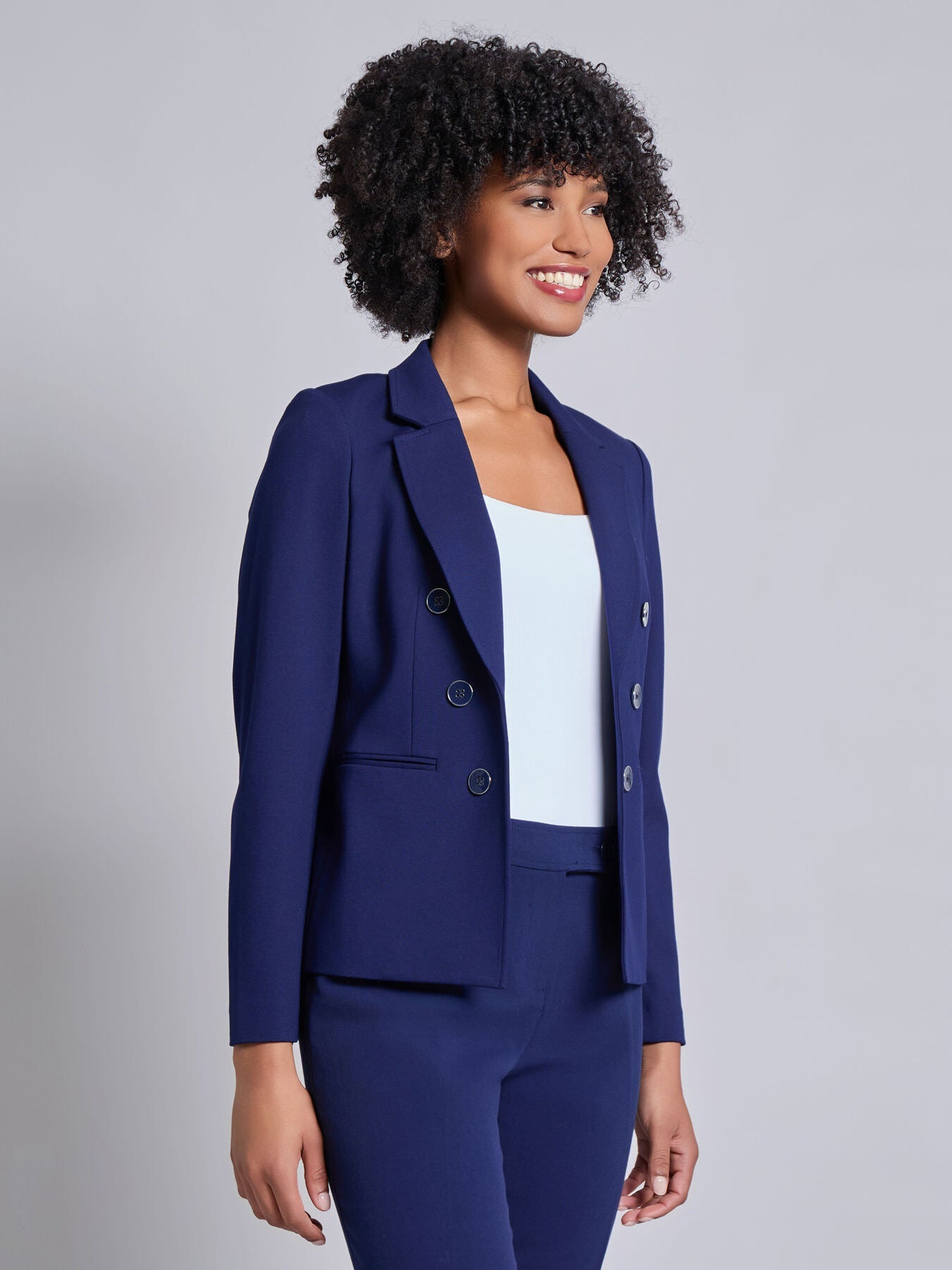 Faux Double Breasted Jacket