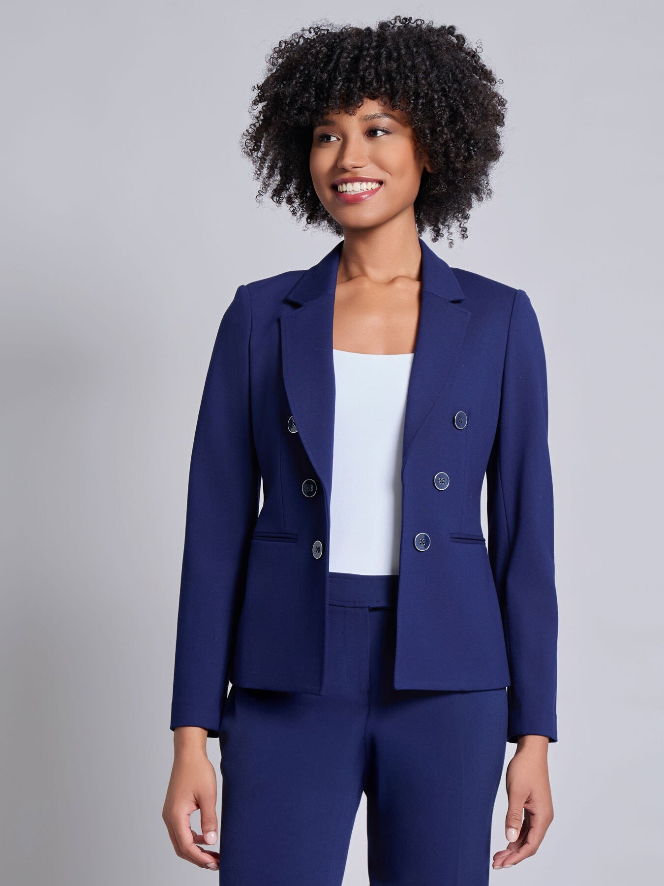 Faux Double Breasted Jacket