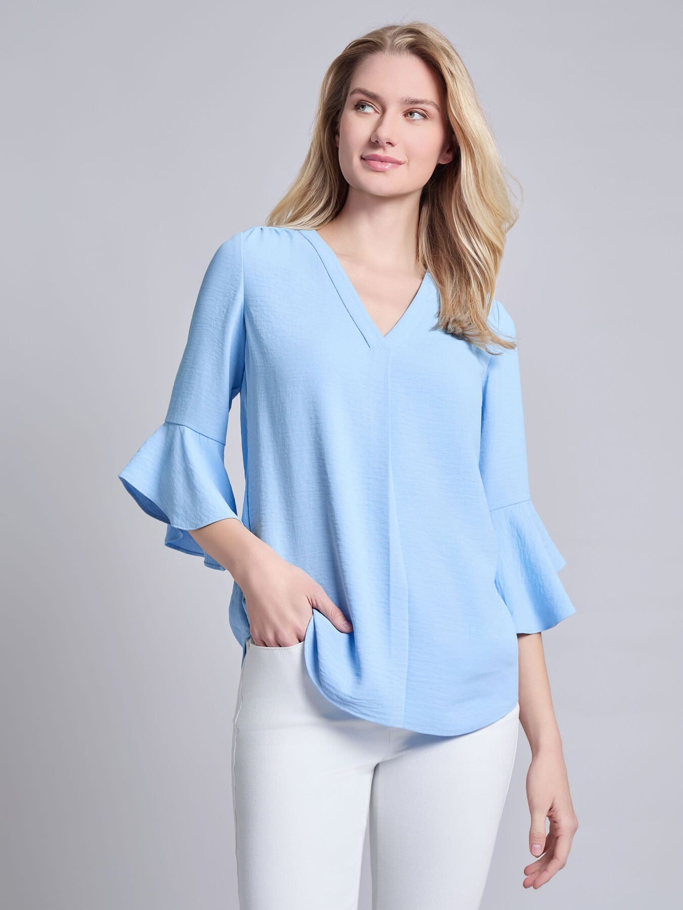 Flutter Sleeve Blouse