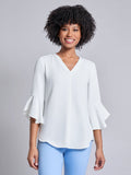 Flutter Sleeve Blouse