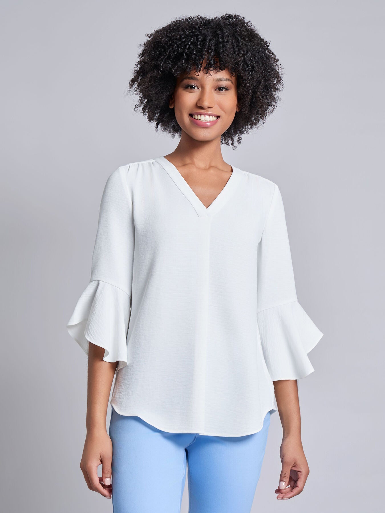 Flutter Sleeve Blouse