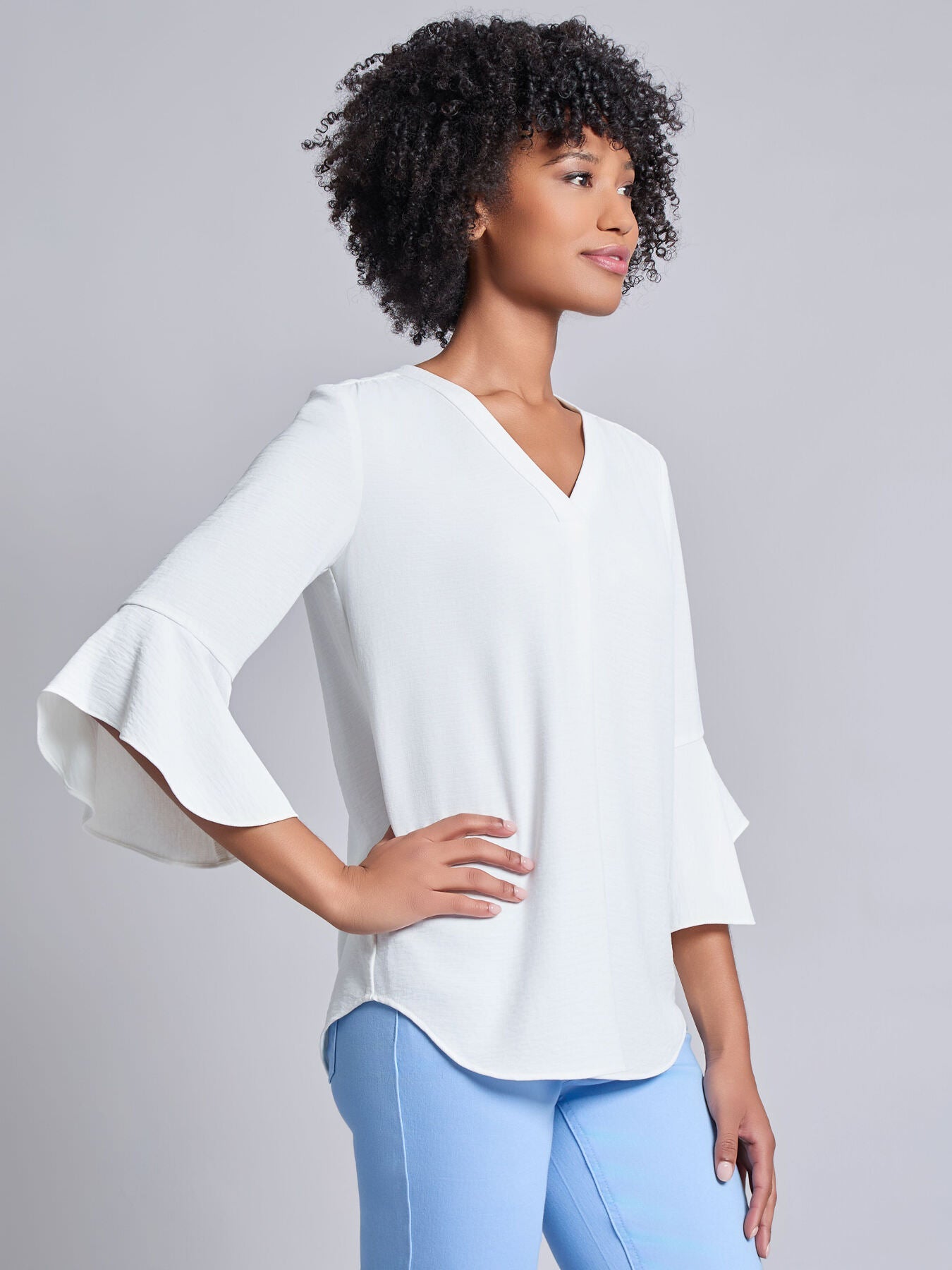 Flutter Sleeve Blouse