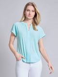 Split Neck Top