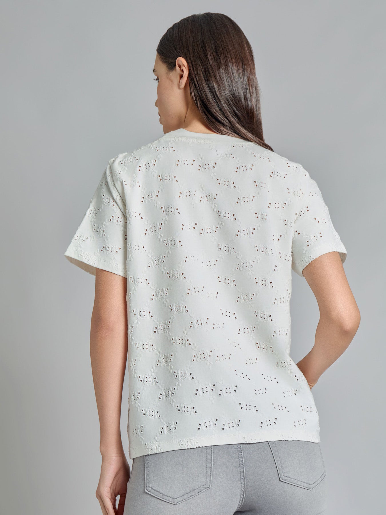 Eyelet Pocket Tee