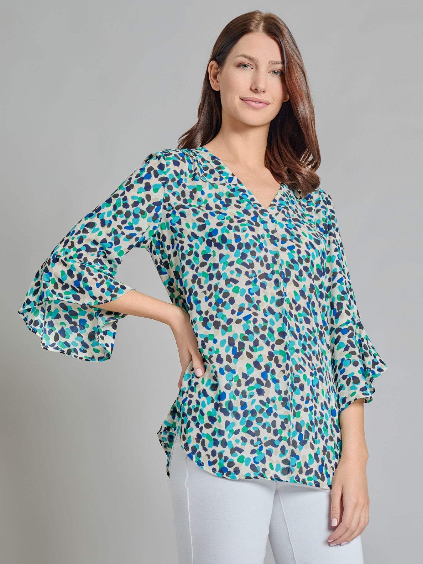 Flutter Sleeve Blouse