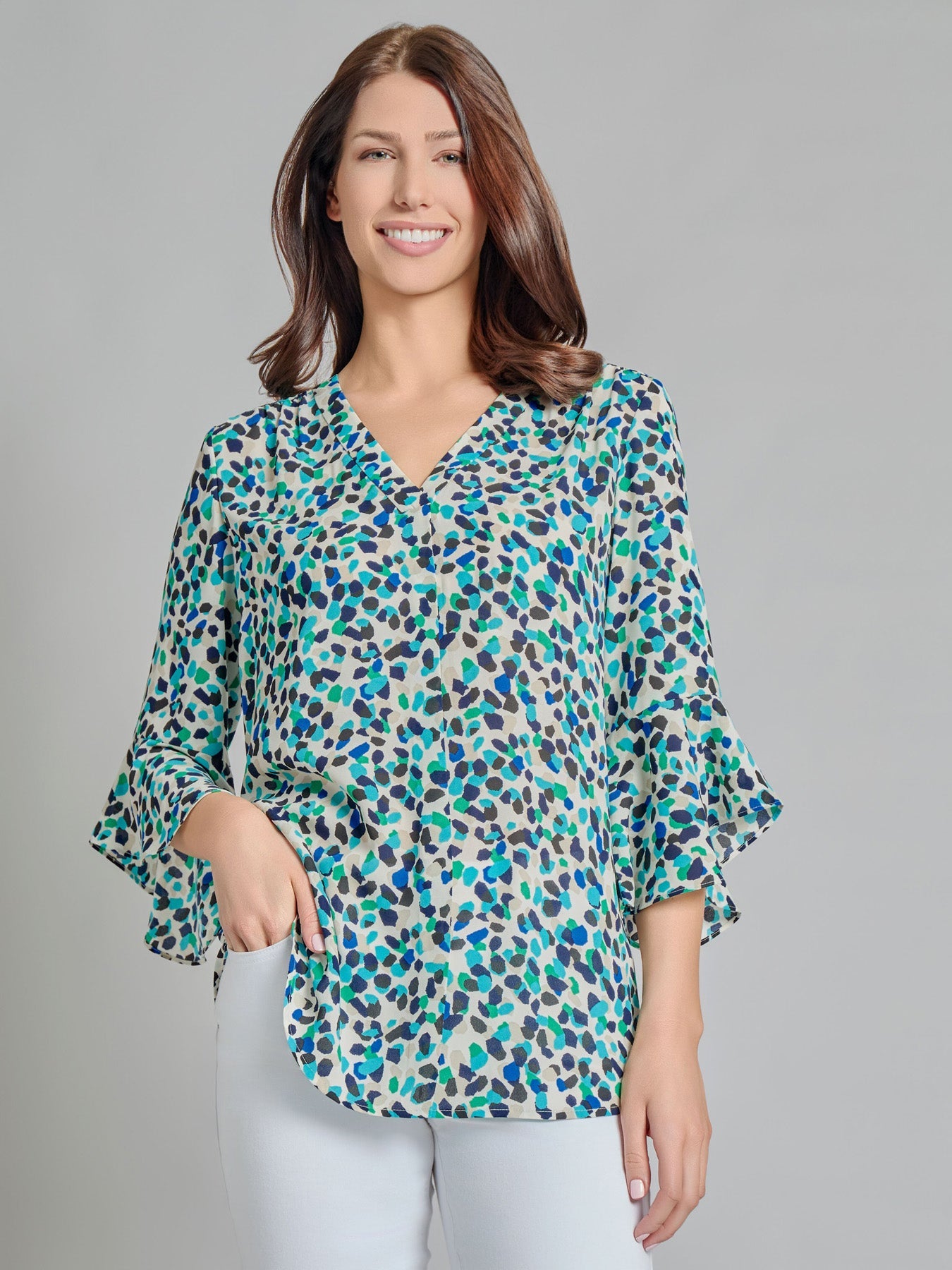 Flutter Sleeve Blouse