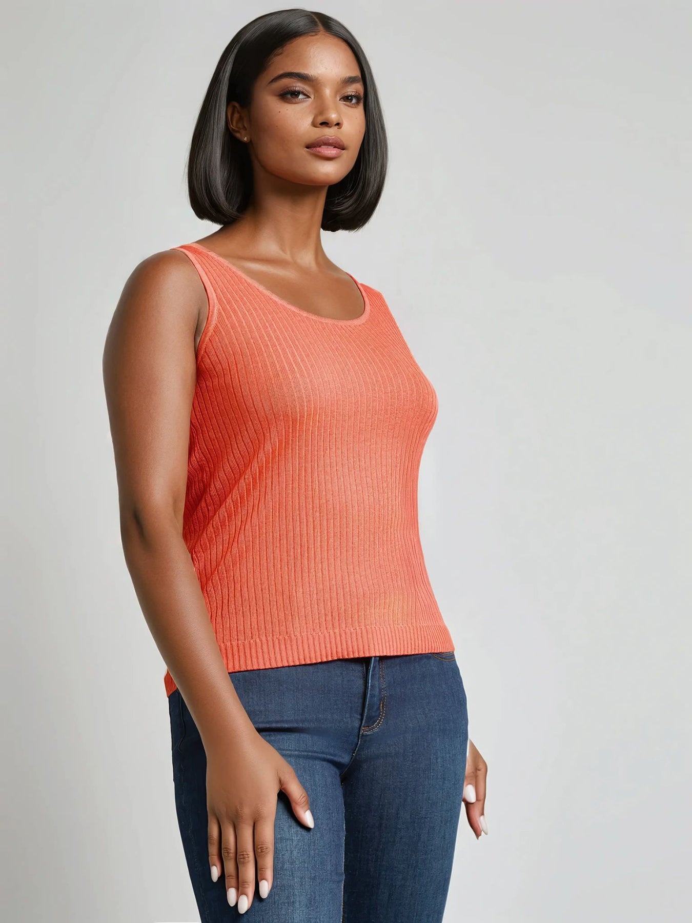 Sutton Scoop Neck Tank Top