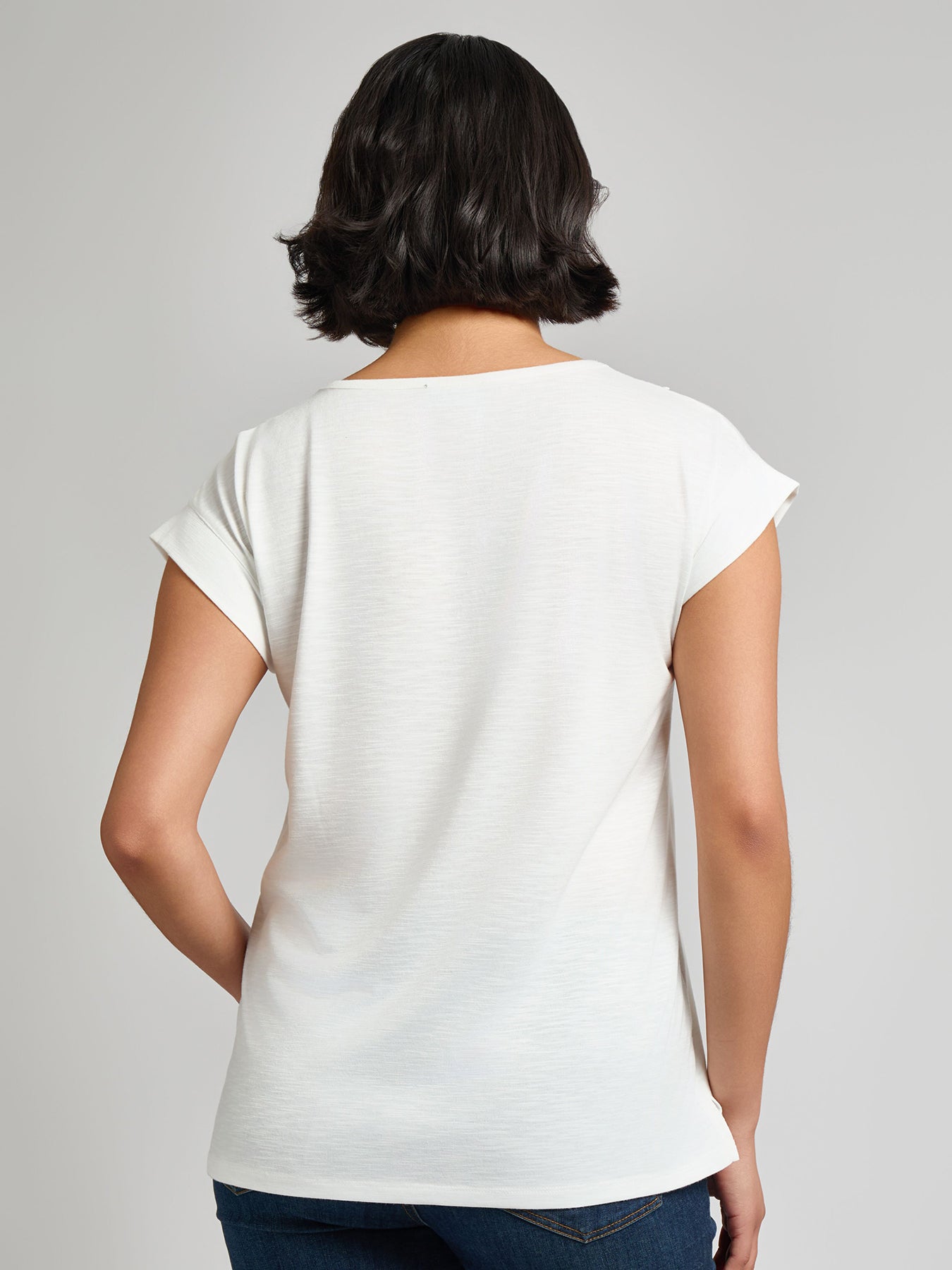 Dolman Top With Inset Lace