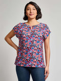 Extended Shoulder Pullover Top