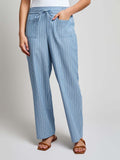 Drawstring Patch Pocket Pull-On Pant