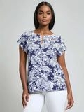 Extended Shoulder Pullover Top