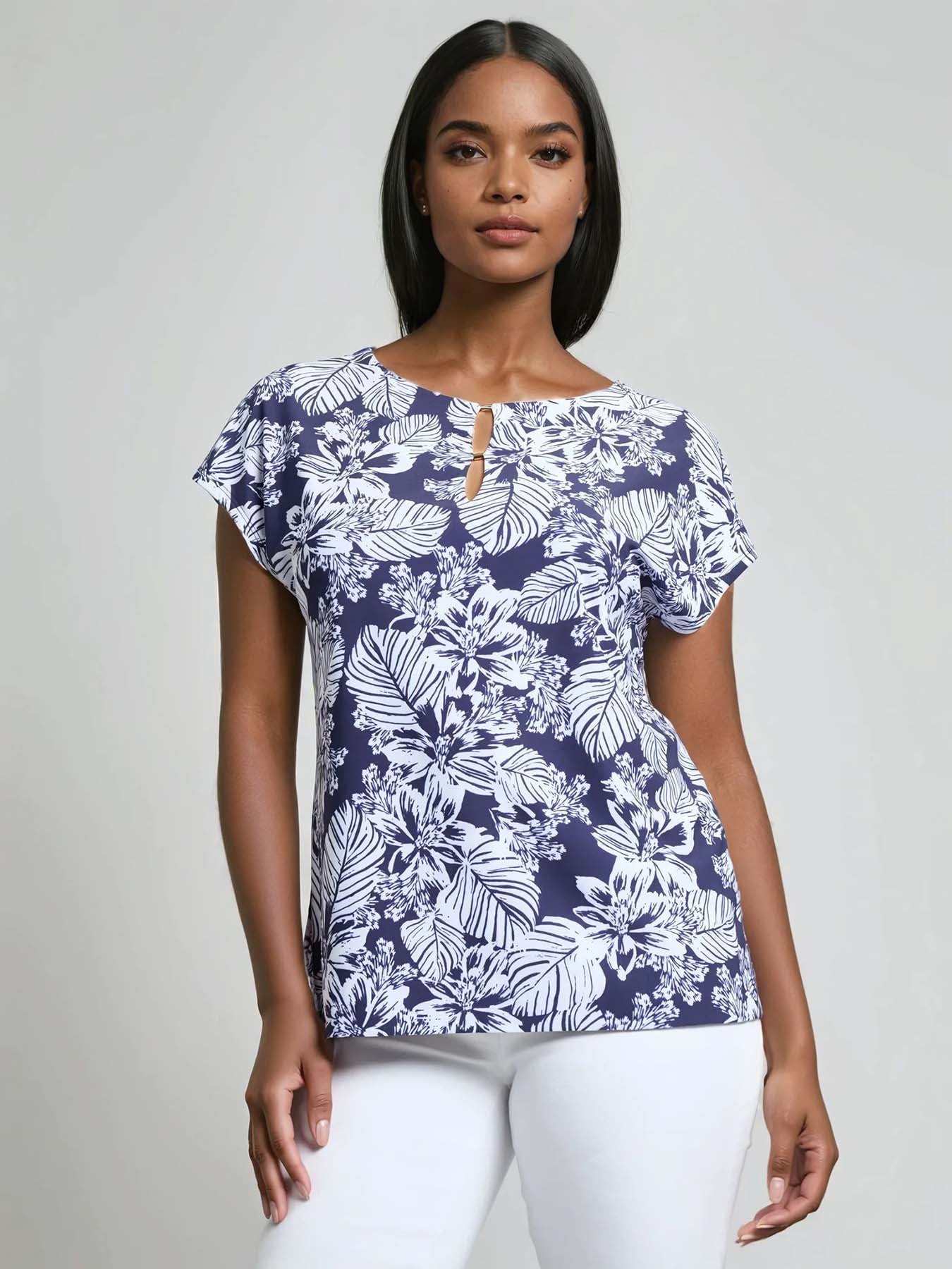 Extended Shoulder Pullover Top