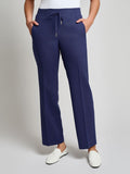Plus Pull-On Drawstring Pant, Linen Blend