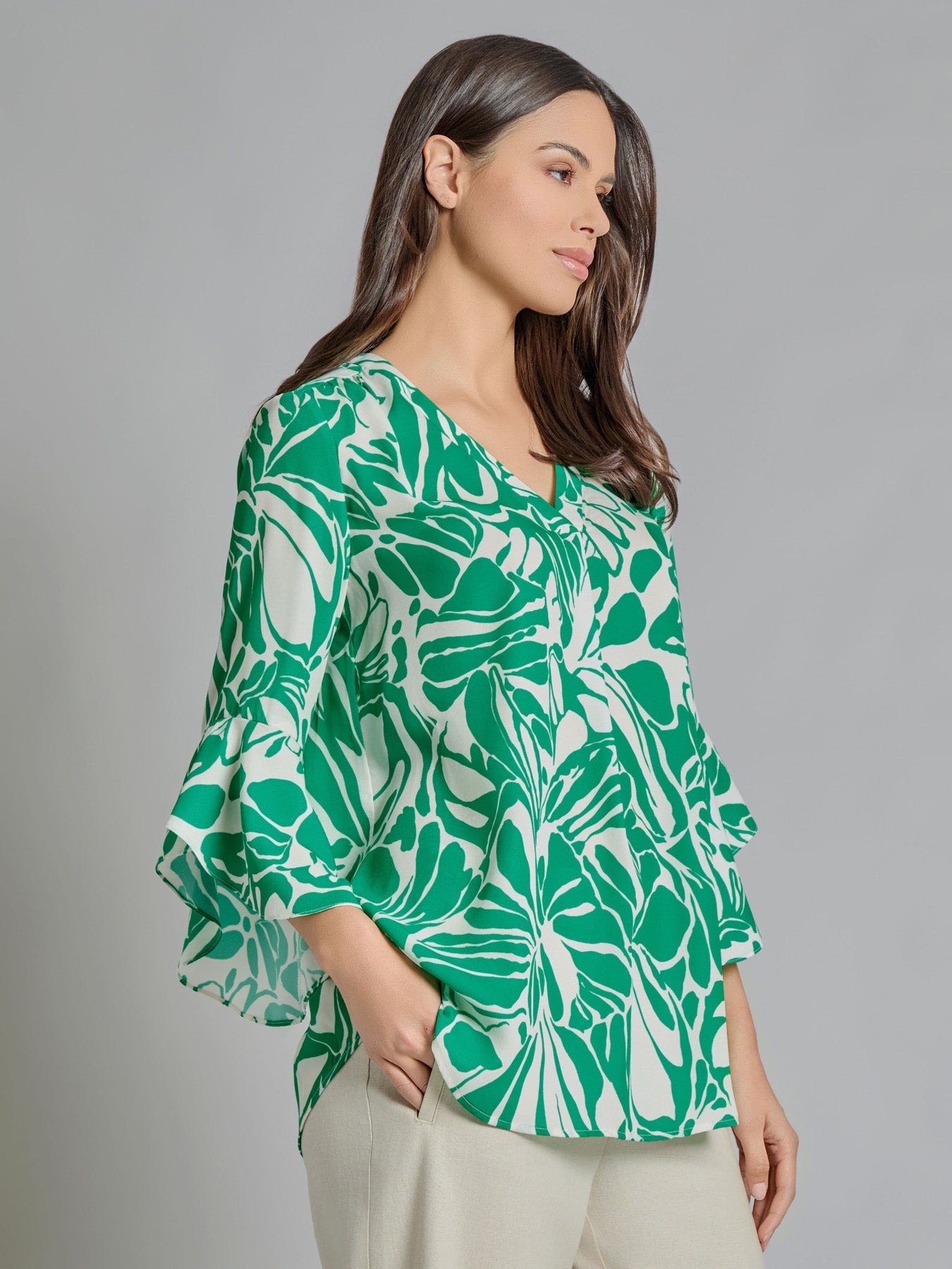 Flutter Sleeve Blouse