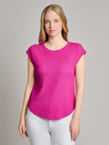 Plus Drop Shoulder Textured Top