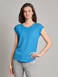 Plus Drop Shoulder Textured Top