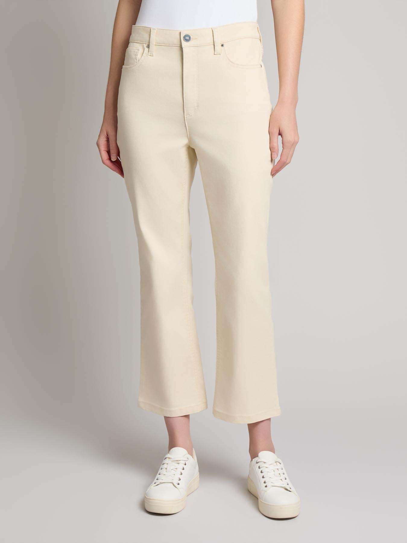 Petite Lexington Cropped Kick Flare Jeans