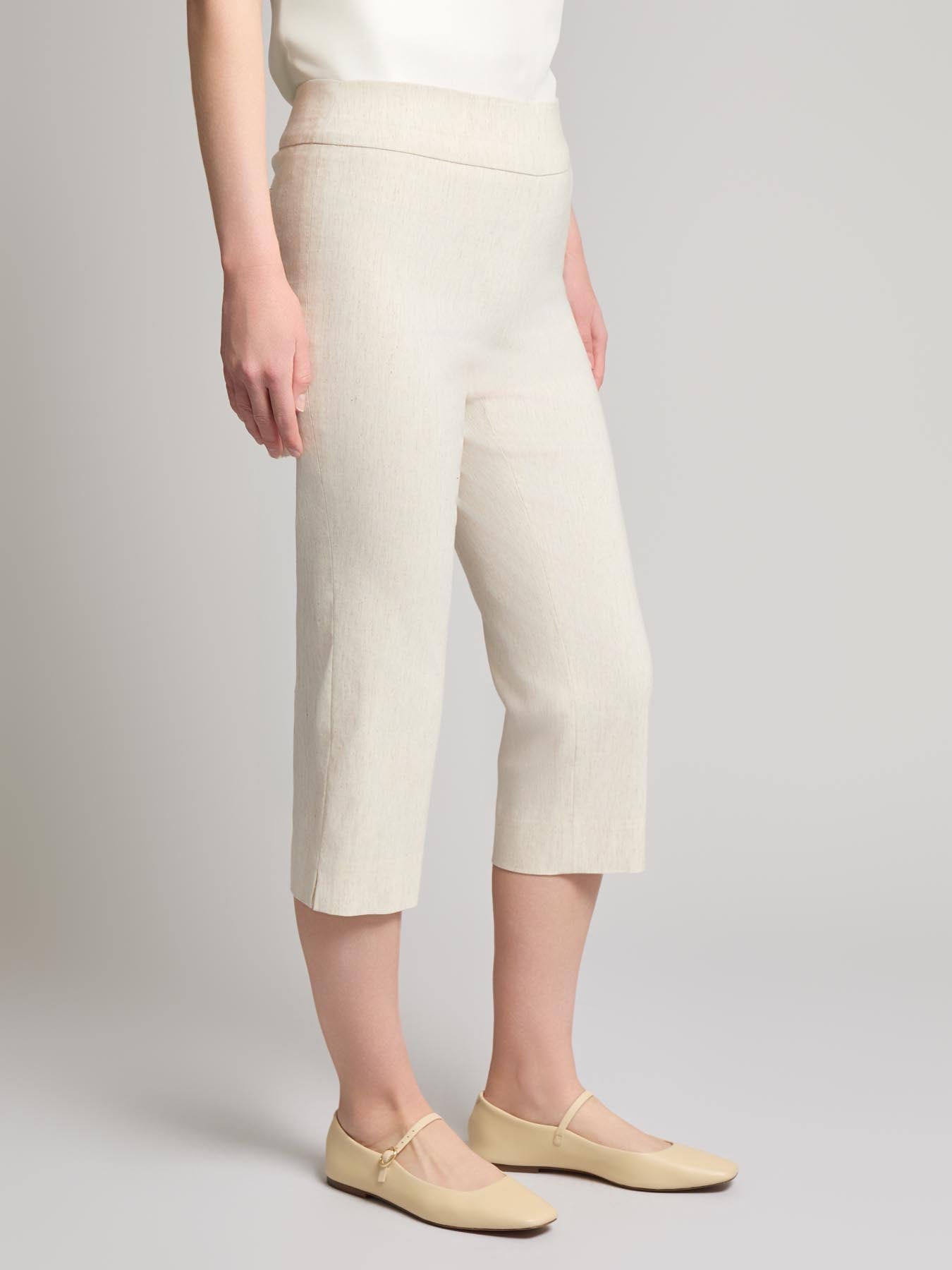 Pull-On Wide Band Super Cropped Pant