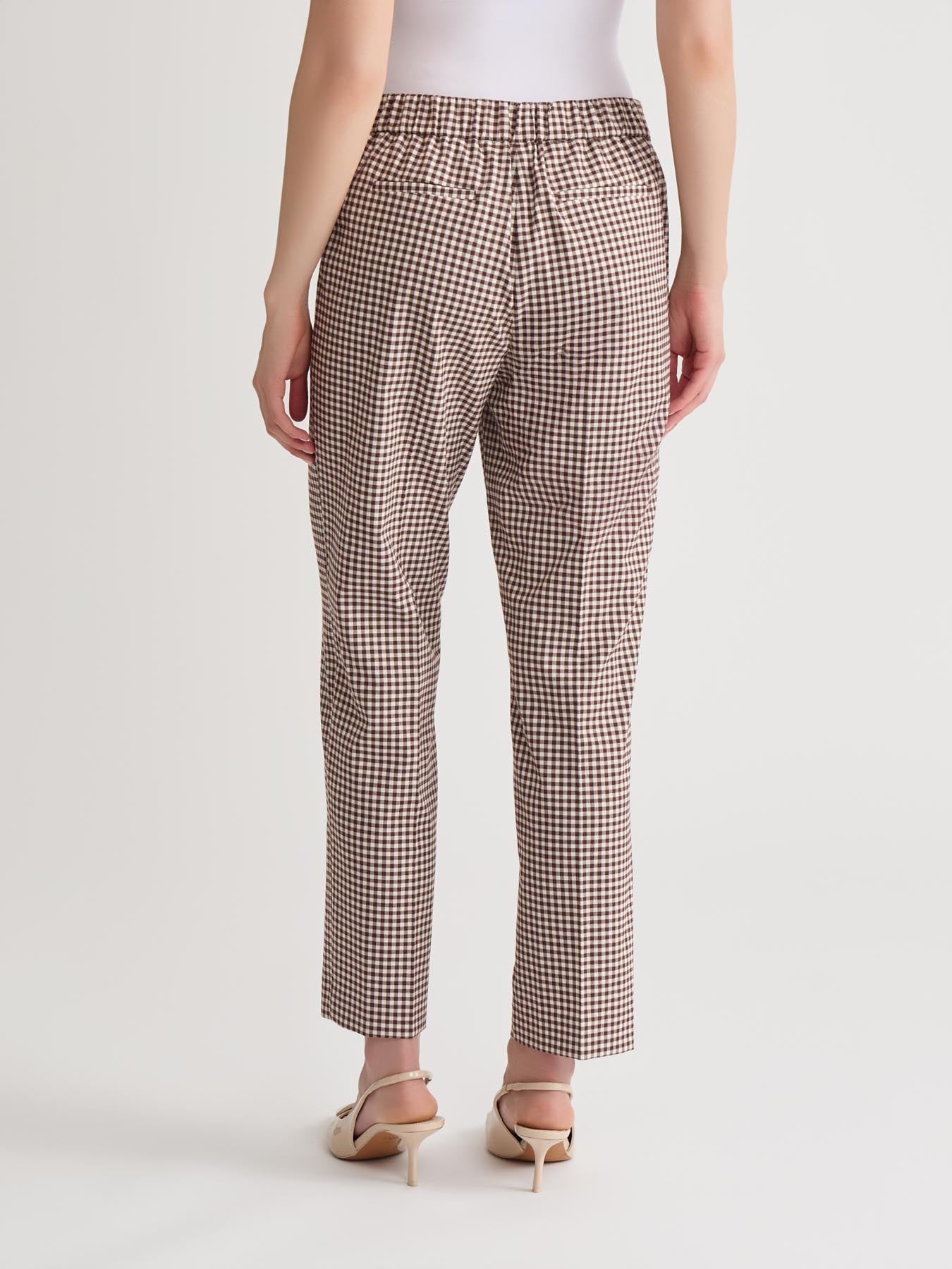 Straight Ankle Trouser, Stretch Tweed