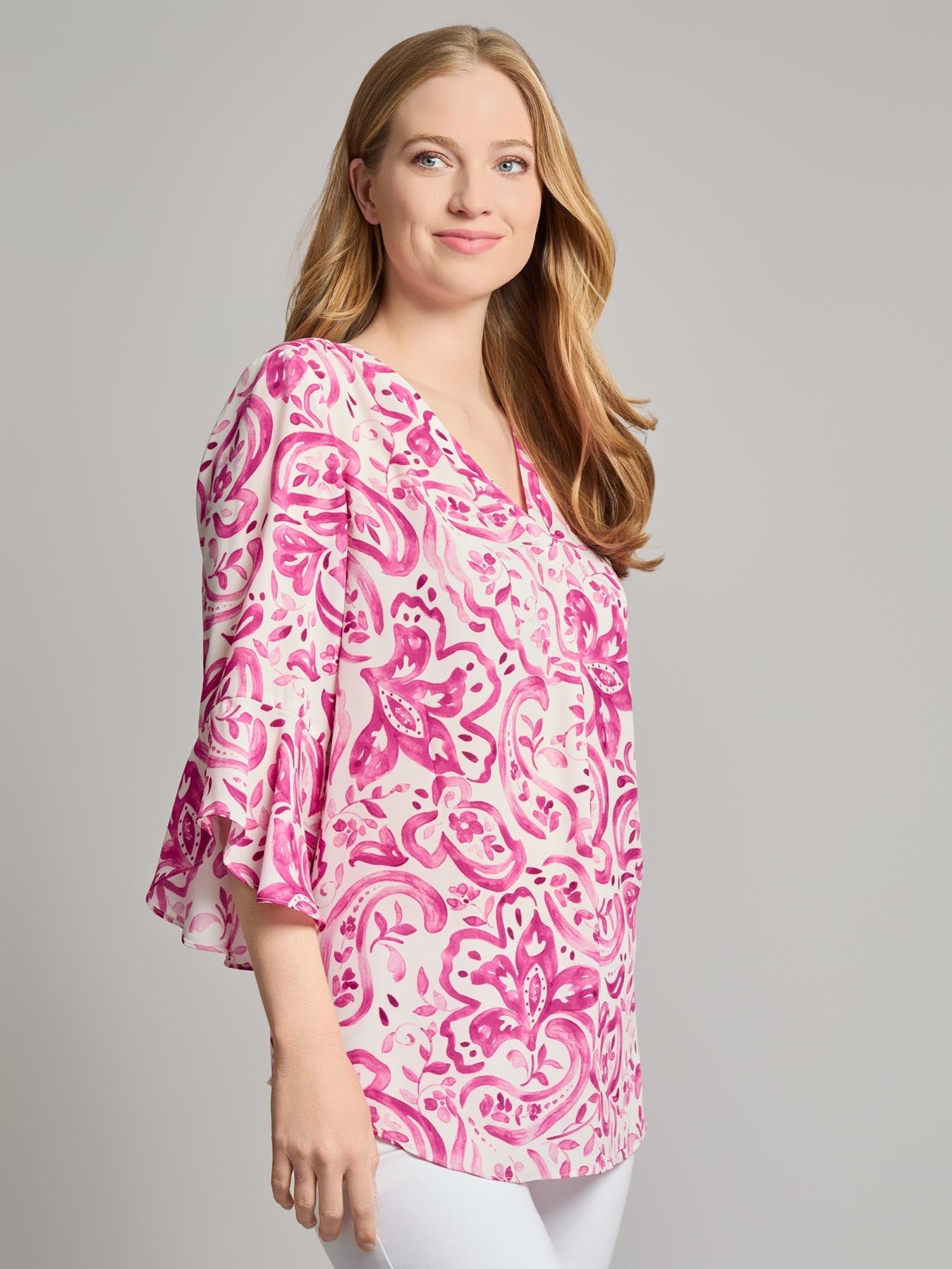 Flutter Sleeve Blouse