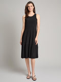 High Low Flounce Dress, Knit Jersey