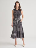 Sleeveless Midi Shirt Dress