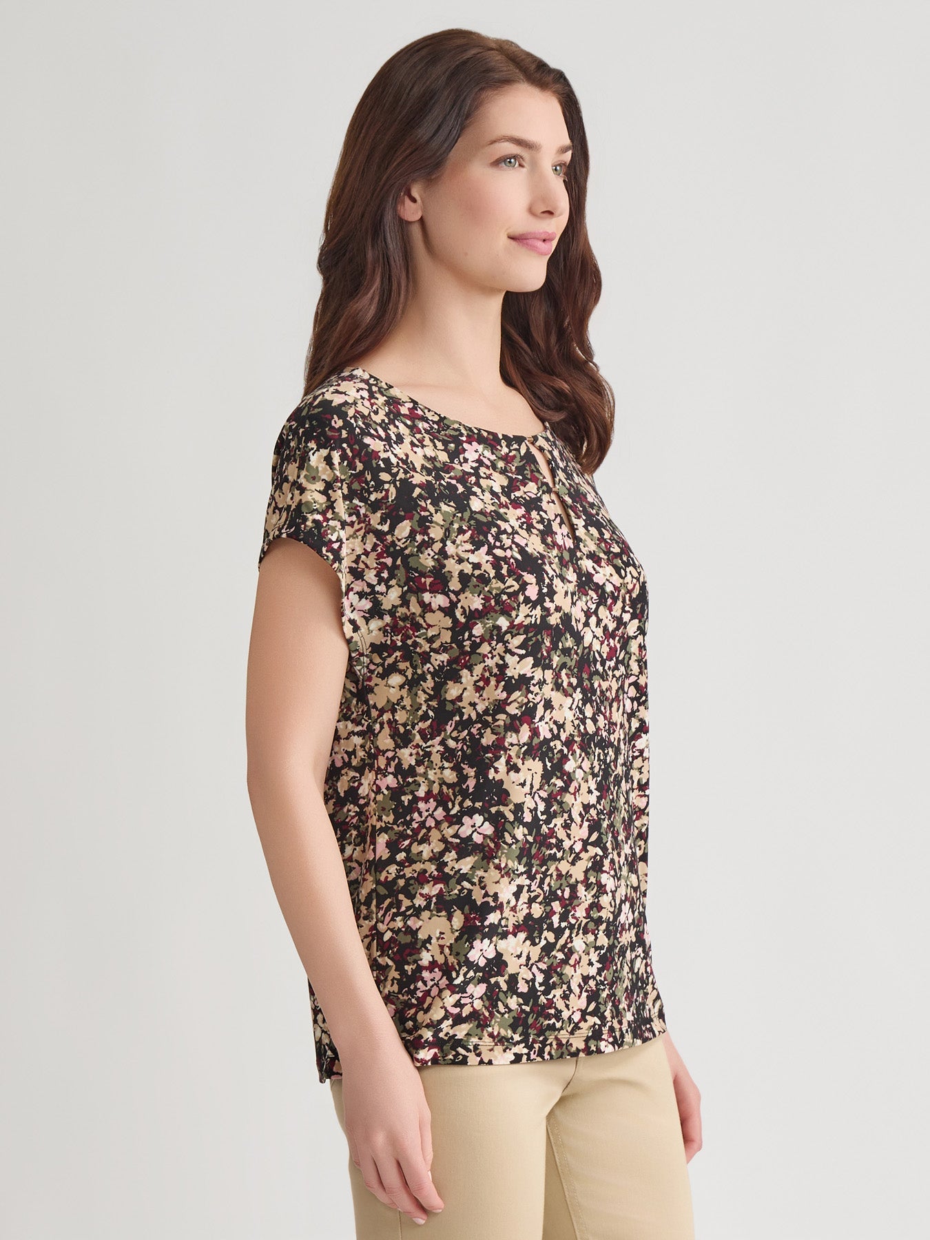 Extended Shoulder Pullover Top