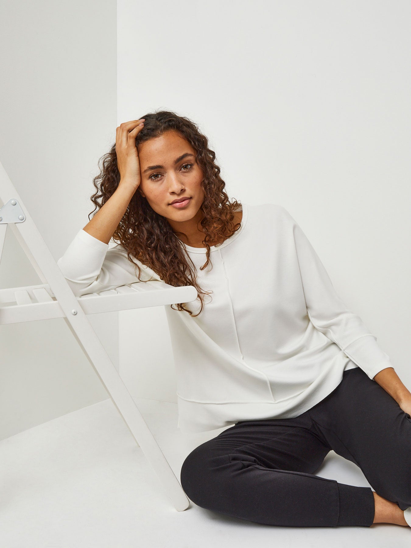 Seam Detail Dolman Tunic