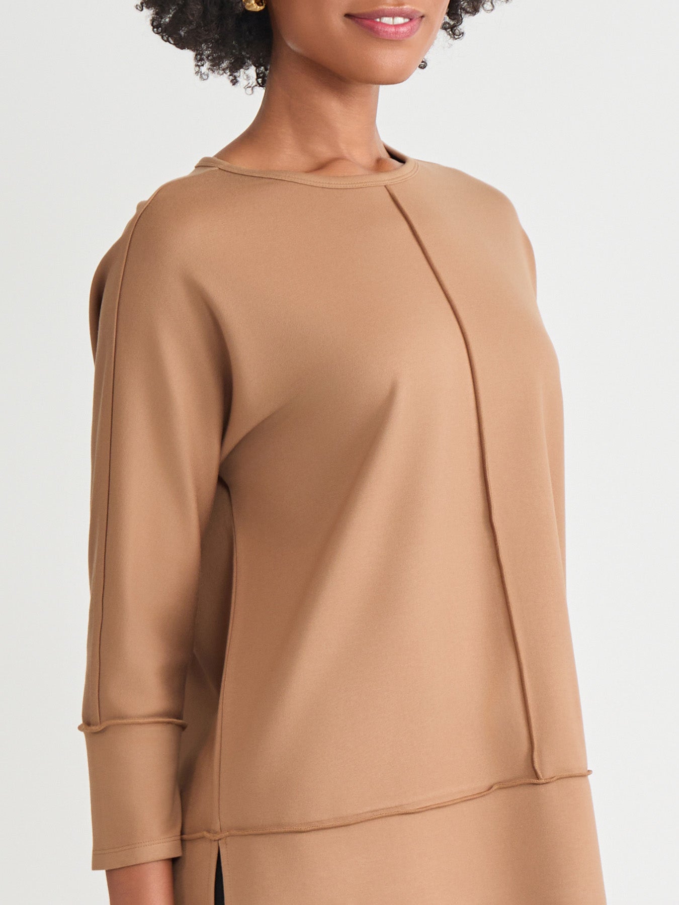 Seam Detail Dolman Tunic, Serenity Knit