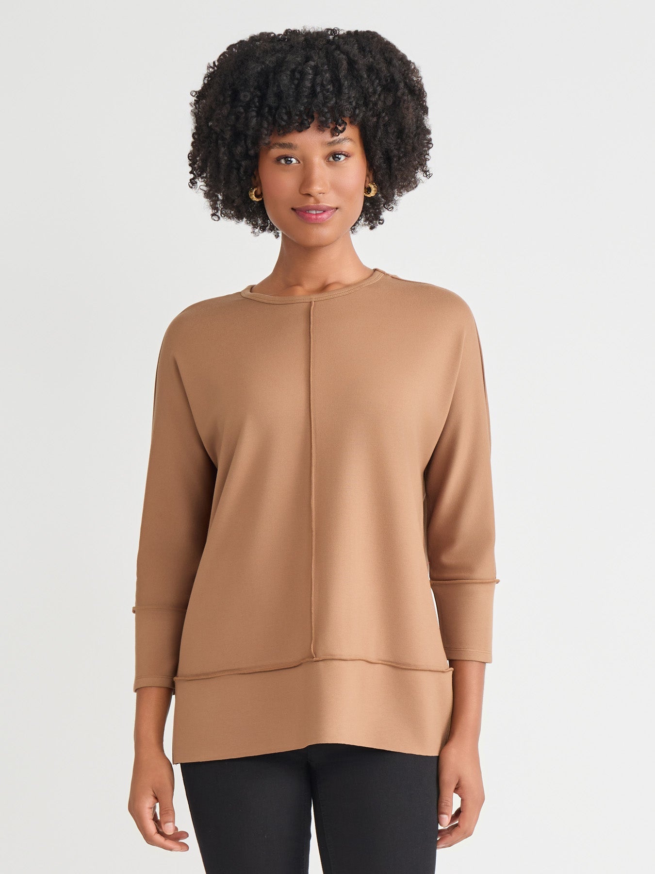 Seam Detail Dolman Tunic, Serenity Knit
