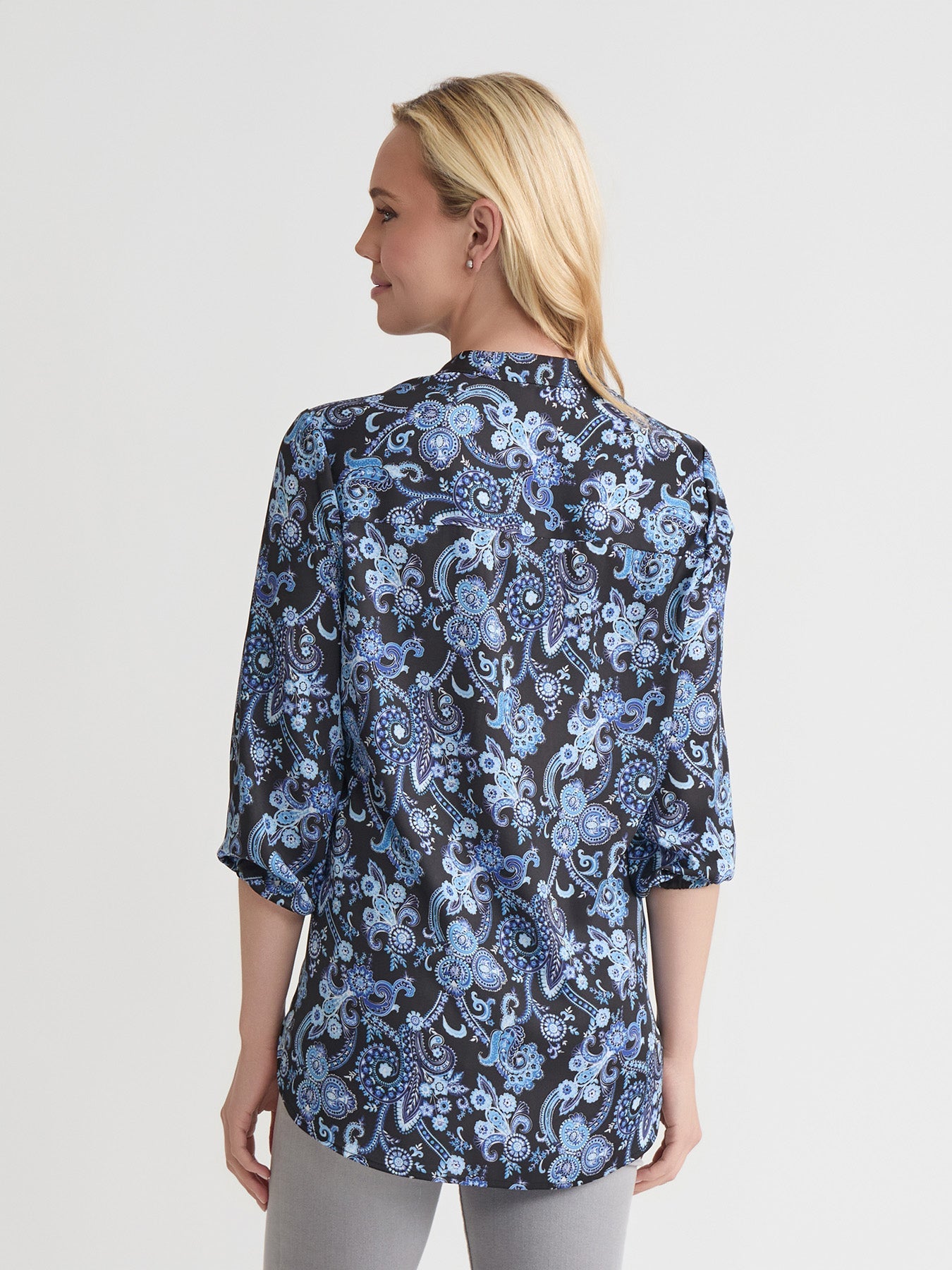 Kelly Blouse, Satin Twill