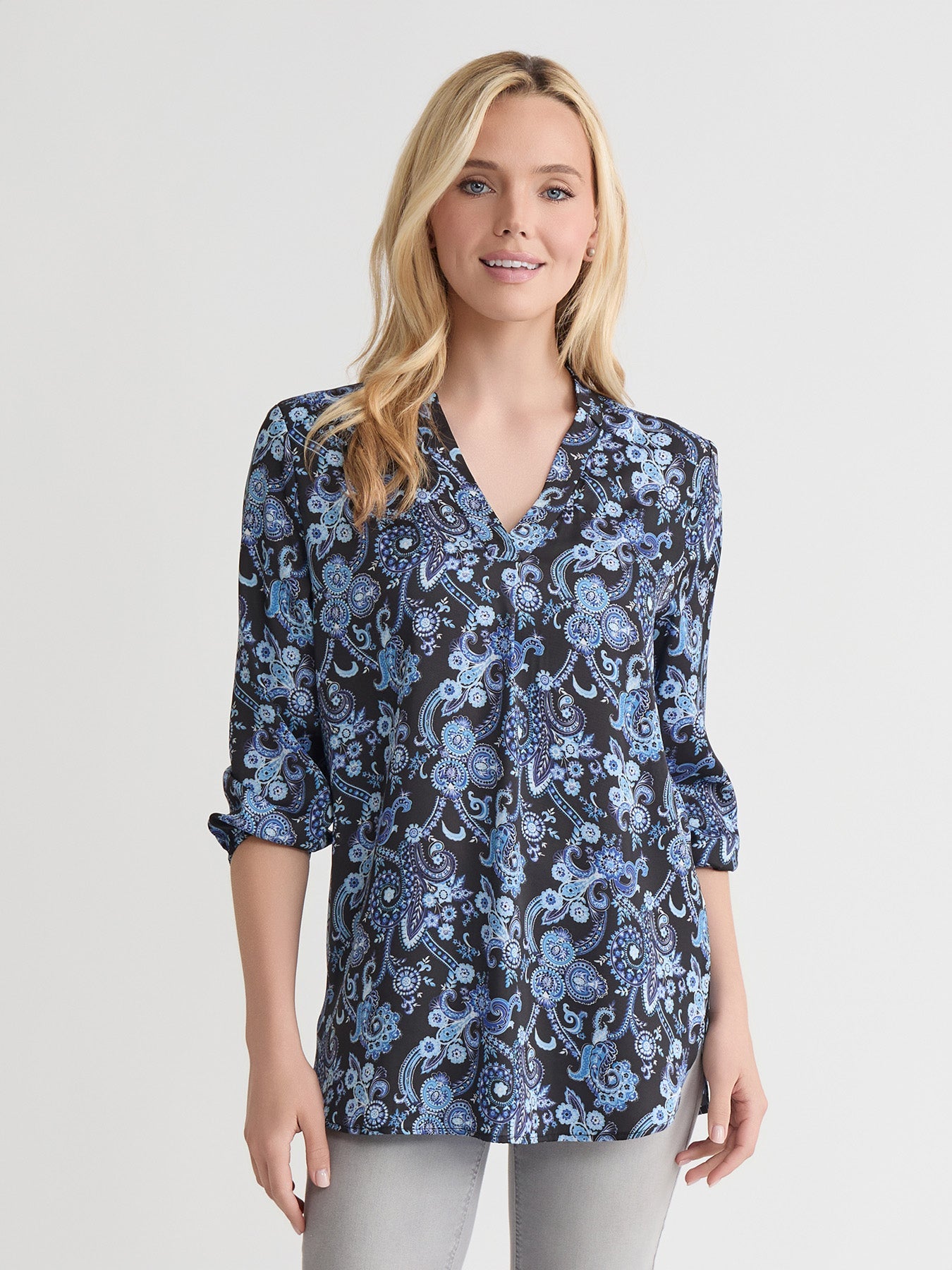 Kelly Blouse, Satin Twill