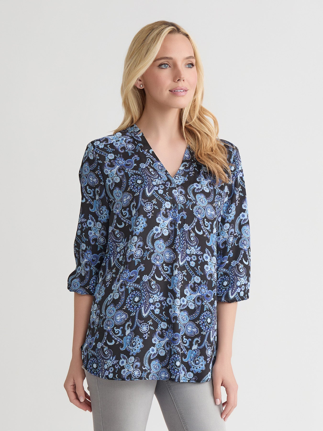 Kelly Blouse, Satin Twill