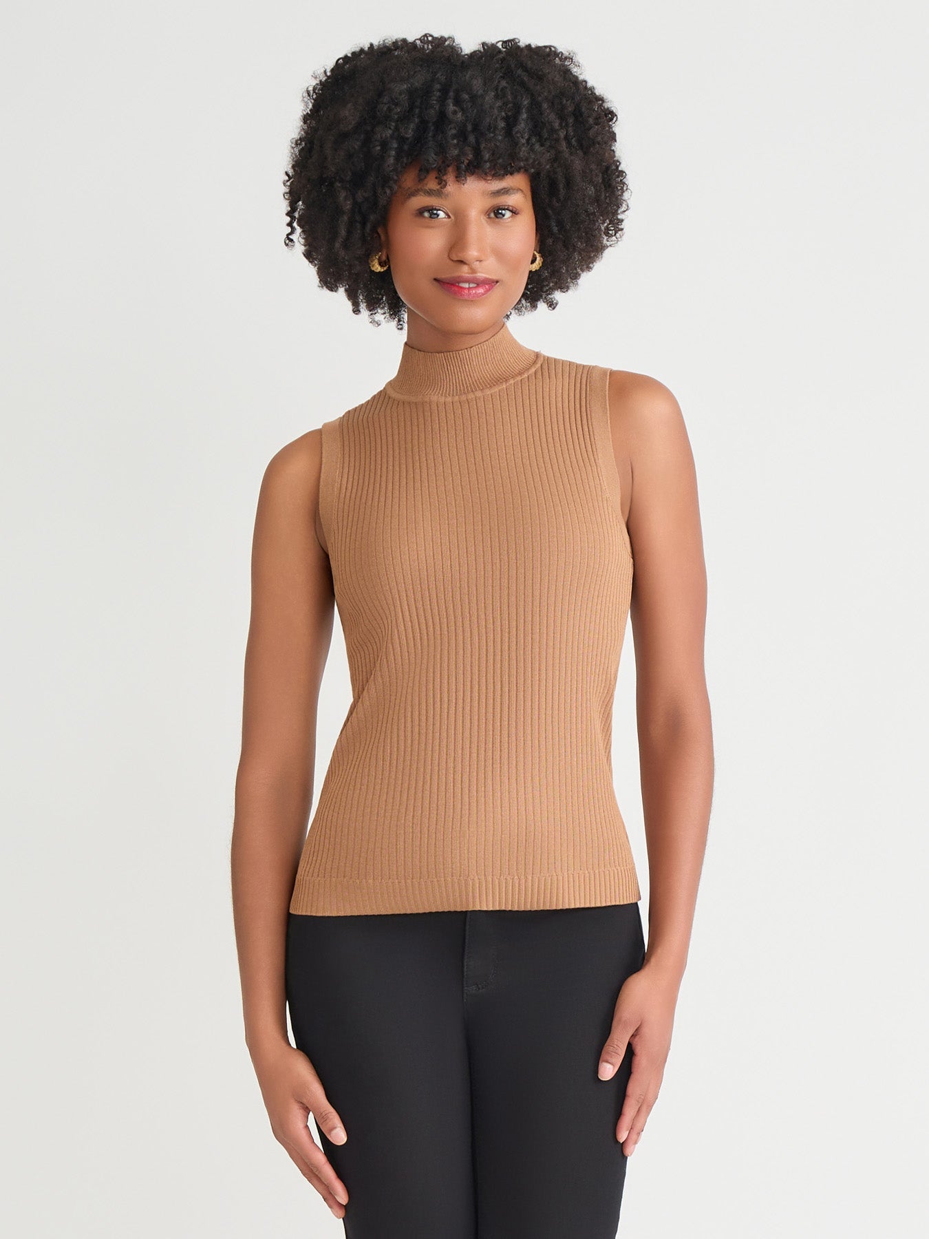 Sutton Mock Neck Tank Top