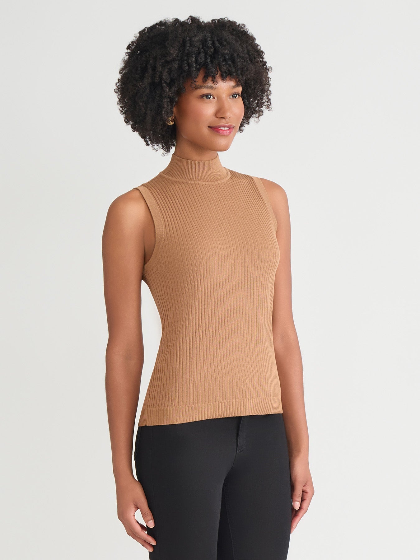 Sutton Mock Neck Tank Top