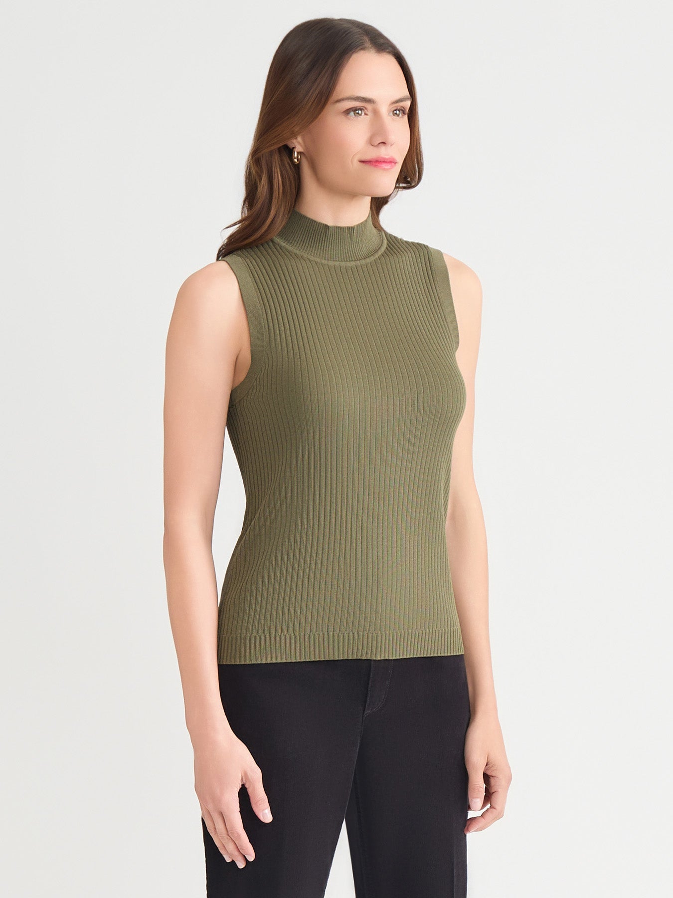Sutton Mock Neck Tank Top