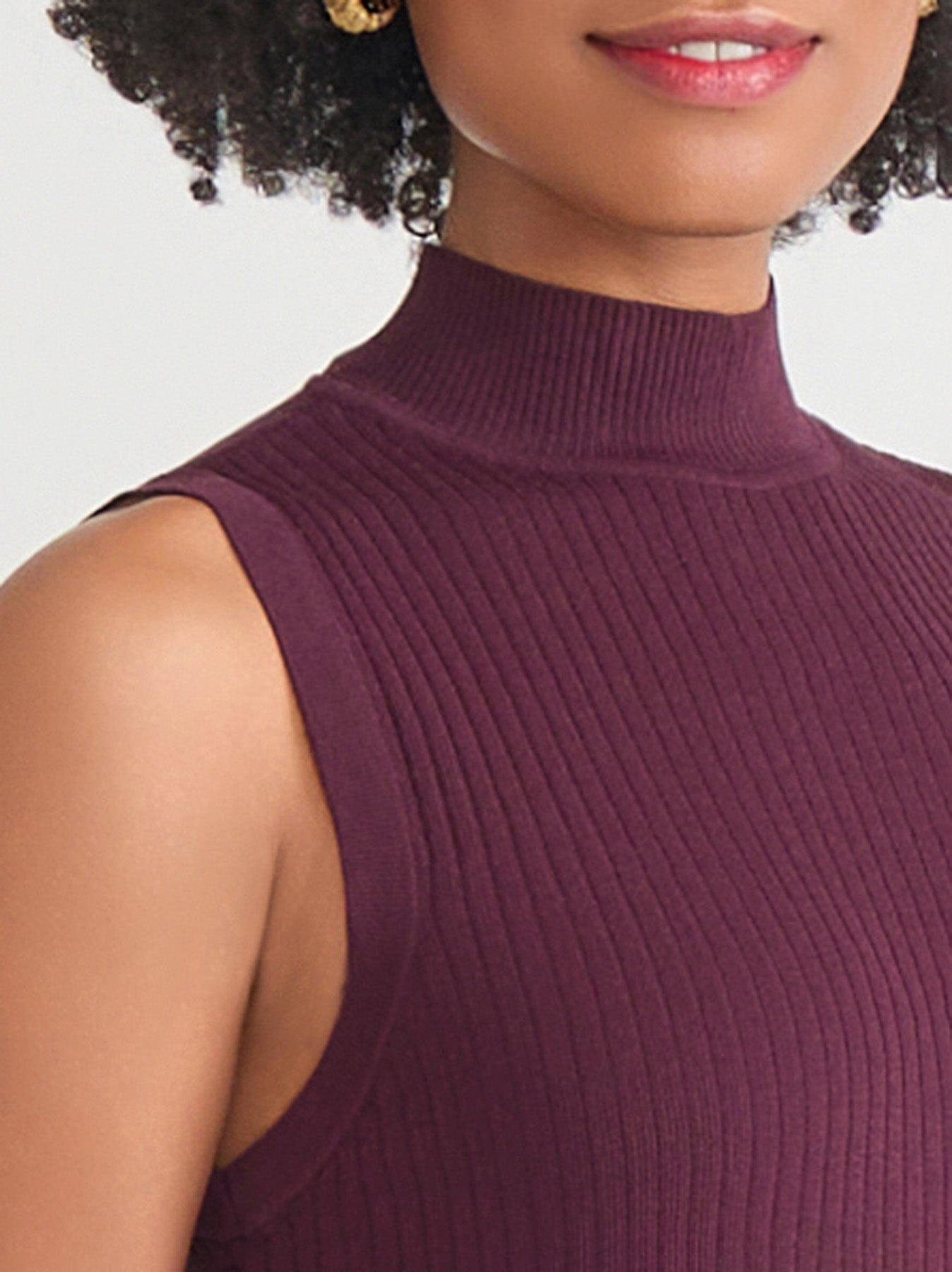 Sutton Mock Neck Tank Top